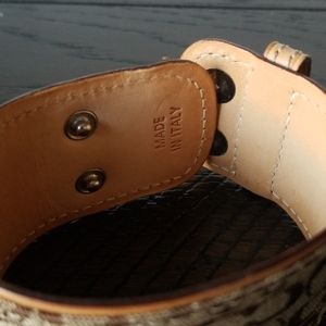 Coach Signature Cuff